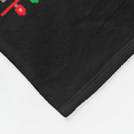 Couverture Polaire Funny Santa's Tech Suprt Rebooting Christmas Ugly  (Coin)