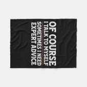 Couverture Polaire Funny Sarcastic Dad Joke Grandpa Of Course I Talk  (Devant (Horizontal))