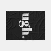 Couverture Polaire Funny Sarcastic Ugh Novelty Graphic  (Devant (Horizontal))