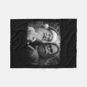 Couverture Polaire Funny Sasquatch Bigfoot Santa Six Seven 6 7 Meme C (Devant (Horizontal))