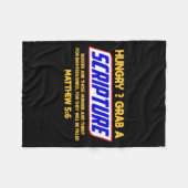 Couverture Polaire Funny Scripture , Bible Verse, Famous Scriptures, (Devant (Horizontal))