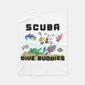 Couverture Polaire Funny Scuba Dive Buddy  (Devant)
