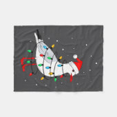 Couverture Polaire Funny Seagull Bird Christmas Animal Lover (Devant (Horizontal))
