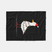 Couverture Polaire Funny Seagull Christmas Graphics Animal Lights Lov (Devant (Horizontal))