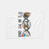 Couverture Polaire Funny Sewing Quilter Sewer Dna Quilting Hobby Craf (Devant (Horizontal))