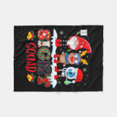 Couverture Polaire Funny Sight Squad Gnome Reindeer Santa Christmas O (Devant (Horizontal))