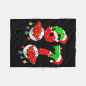 Couverture Polaire Funny Six Seven 67 Meme 6 7 Christmas Santa Hand B (Devant (Horizontal))