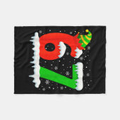 Couverture Polaire Funny Six Seven 67 Meme Saying 6 7 Elf Christmas T (Devant (Horizontal))