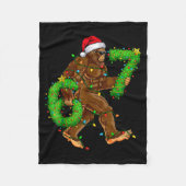 Couverture Polaire Funny Six Seven 6 7 Meme Bigfoot Christmas Shirts (Devant)