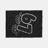 Couverture Polaire Funny Six Seven 6 7 Meme Gen Alpha Slang 6 7 Hands (Devant (Horizontal))