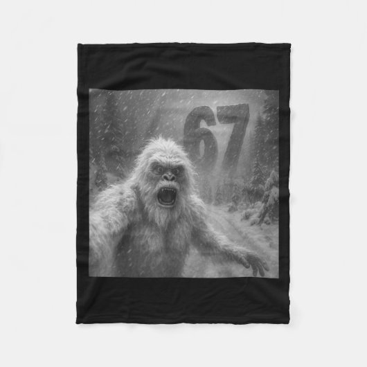 Couverture Polaire Funny Six Seven 6 7 Meme Gen Z Alpha Slang Yeti Se (Devant)