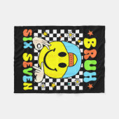Couverture Polaire Funny Six Seven Bruh 67 Meme Gen Alpha Slang 6 7 B (Devant (Horizontal))