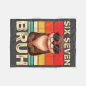 Couverture Polaire Funny Six Seven Bruh 6 7 Otter Meme Kids Boys Men  (Devant (Horizontal))
