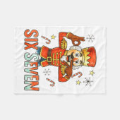 Couverture Polaire Funny Six Seven Meme Christmas Nutcracker Men Wome (Devant (Horizontal))