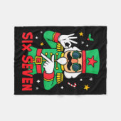 Couverture Polaire Funny Six Seven Meme Christmas Nutcracker Saying 6 (Devant (Horizontal))