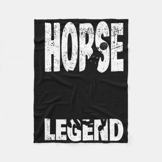 Couverture Polaire Funny Sketll - Horse Legend - Sketll Player (Devant)