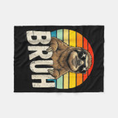Couverture Polaire Funny Sloth Graphic Meme Lover Bruh Sloth Lovers  (Devant (Horizontal))
