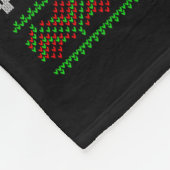 Couverture Polaire Funny Sloth Running Team Xmas Lights Ugly Sloth Ch (Coin)