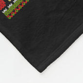 Couverture Polaire Funny Smoking Cat Meme Christmas Ugly Sweater Cat  (Coin)