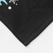 Couverture Polaire Funny Softball Christmas Reindeer Santa Hat Lights (Coin)