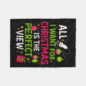 Couverture Polaire Funny Sonographer Christmas - Holiday Ultrasound T (Devant (Horizontal))