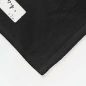 Couverture Polaire Funny Sorry I'm Late I Was Ong  (Coin)