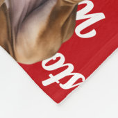 Couverture Polaire Funny Staffordshire Chien Nom du Motif Noël (Coin)