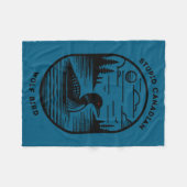 Couverture Polaire Funny Stud Canadian Wolf Bird Hockey Romance Lgbt (Devant (Horizontal))