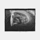 Couverture Polaire Funny Surfing Bigfoot Sea Selfie On Surfboard Safa (Devant (Horizontal))