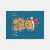 Couverture Polaire Funny Teddy Bear Christmas Graphics Lights Lover L (Devant (Horizontal))