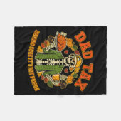 Couverture Polaire Funny Thanksgiving Dad Tax Skeleton Turkey Day Foo (Devant (Horizontal))