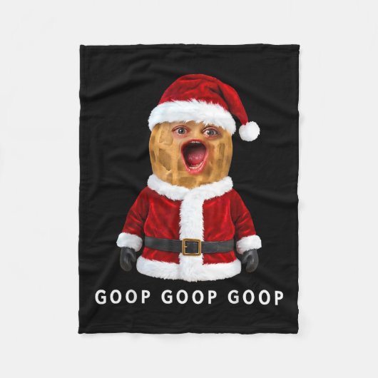 Couverture Polaire Funny The Burnt Peanut Goop Bungulator Christmas (Devant)