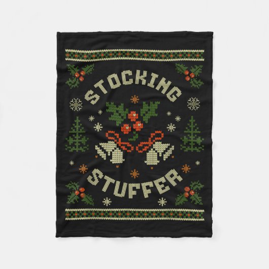 Couverture Polaire Funny The Stocking Stocking Stuffer Matching Coupl (Devant)