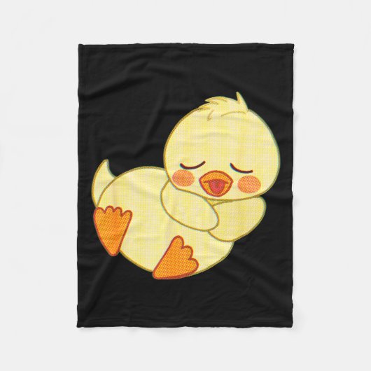 Couverture Polaire Funny Tired As Duck I Love Cute Ducklings Quote Gi (Devant)