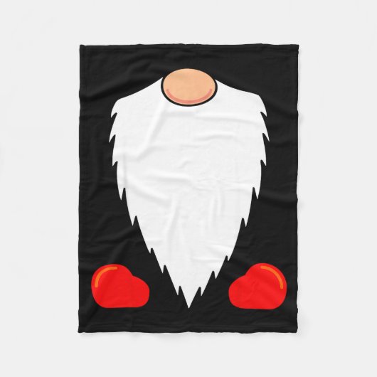 Couverture Polaire Funny Tomte Swedish Gnome Beard Christmas Yule Nis (Devant)