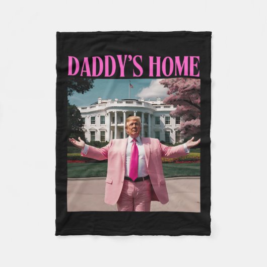 Couverture Polaire Funny Trump Chemise Accueil Hommes Femmes (Devant)