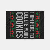 Couverture Polaire Funny Ugly Christmas Sweater Computer Geek Christm (Devant (Horizontal))