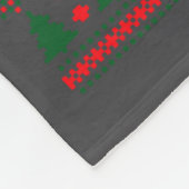 Couverture Polaire Funny Ugly Xmas Sweater Dairy Cow Farmer Lights Ch (Coin)