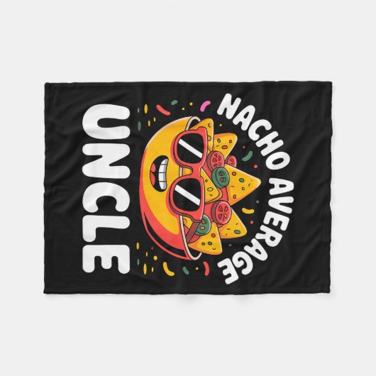 Couverture Polaire Funny Uncle Design For Uncle Men First Time Uncle (Devant (Horizontal))