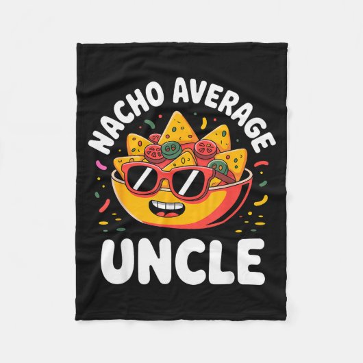 Couverture Polaire Funny Uncle Design For Uncle Men First Time Uncle (Devant)
