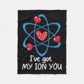 Couverture Polaire Funny Valentines Jour Professeur de sciences Ive J (Devant)