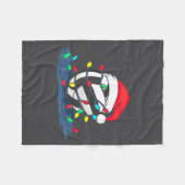 Couverture Polaire Funny Volleyball Christmas Graphics Lights Lover P (Devant (Horizontal))