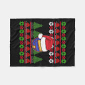 Couverture Polaire Funny Volleyball Team Ugly Sweat Christmas Light (Devant (Horizontal))