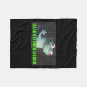 Couverture Polaire Funny Weirdcore Lizard Lizard Mème Animal W (Devant (Horizontal))