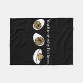 Couverture Polaire Funny You Know Why I'm Here Deviled Egg Family Tha (Devant (Horizontal))