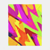 Couverture Polaire Fusion d'art chromatique (Devant)