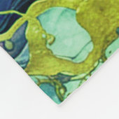 Couverture Polaire Fusion d'encre vibrante (Coin)
