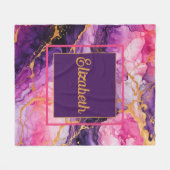 Couverture Polaire Fusion d'encre vive (Devant (Horizontal))