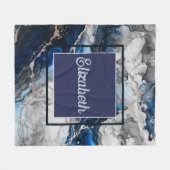 Couverture Polaire Fusion d'encre vive (Devant (Horizontal))