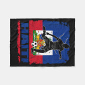 Couverture Polaire Futbulsoccer Uni Haïti Esprit (Devant (Horizontal))